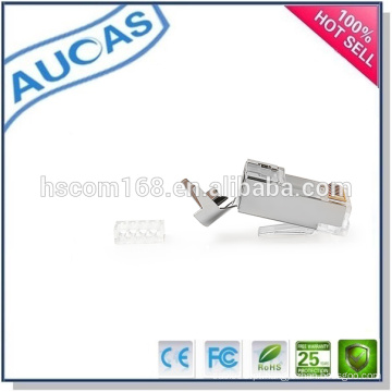 8p8c unshielded cat6 Conector de rede RJ45 UTP / plugue modular AMP plug banhado a ouro